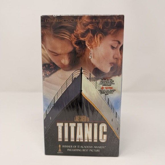 Other - SEALED Titanic VHS 1998 - Paramount 2 Tape Set w/ Sprint Sticker
